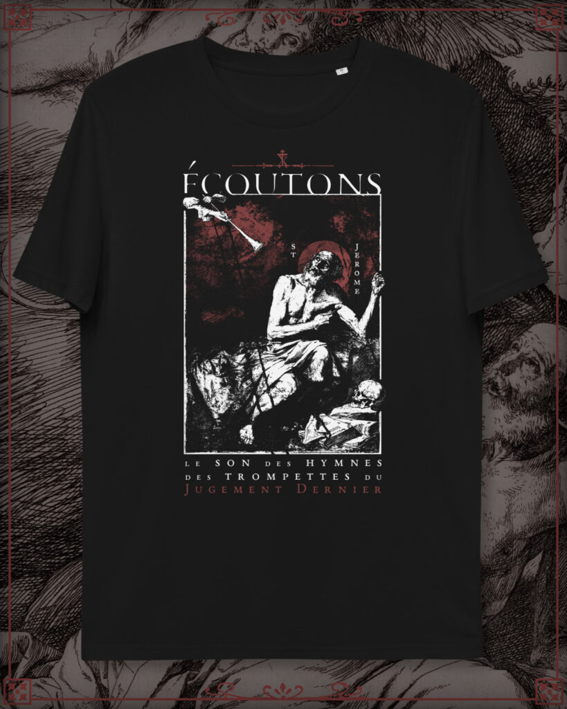 T-Shirt of Saint Jerome hearing the trumpets of the Last Judgment