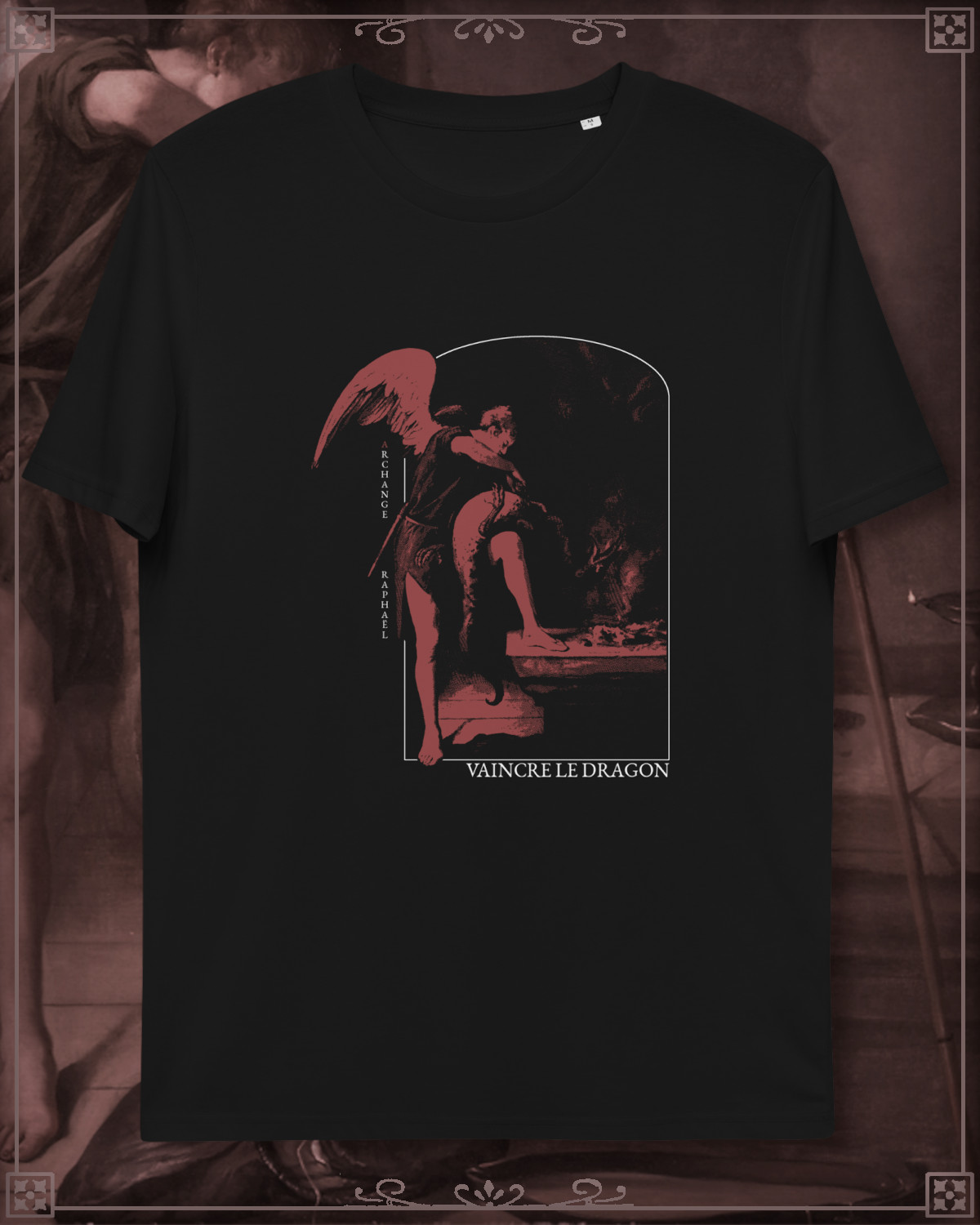 T-Shirt of Archangel Raphael slaying the Dragon