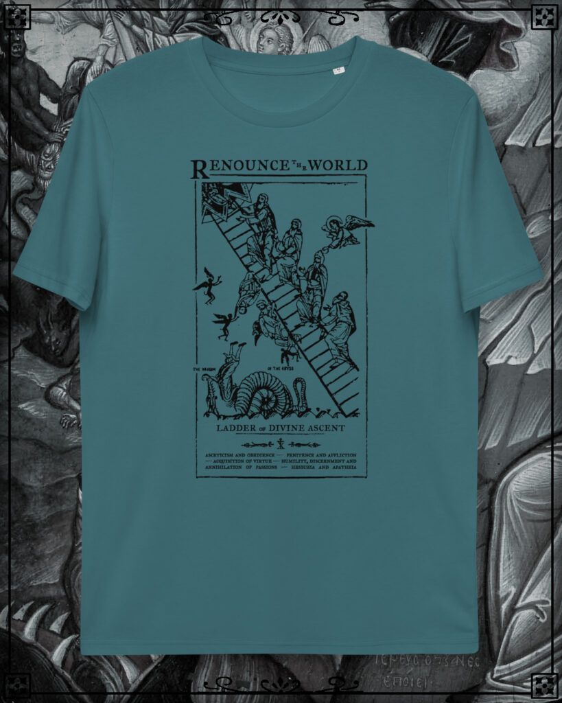 Blue T-Shirt of the Ladder of Divine Ascent.