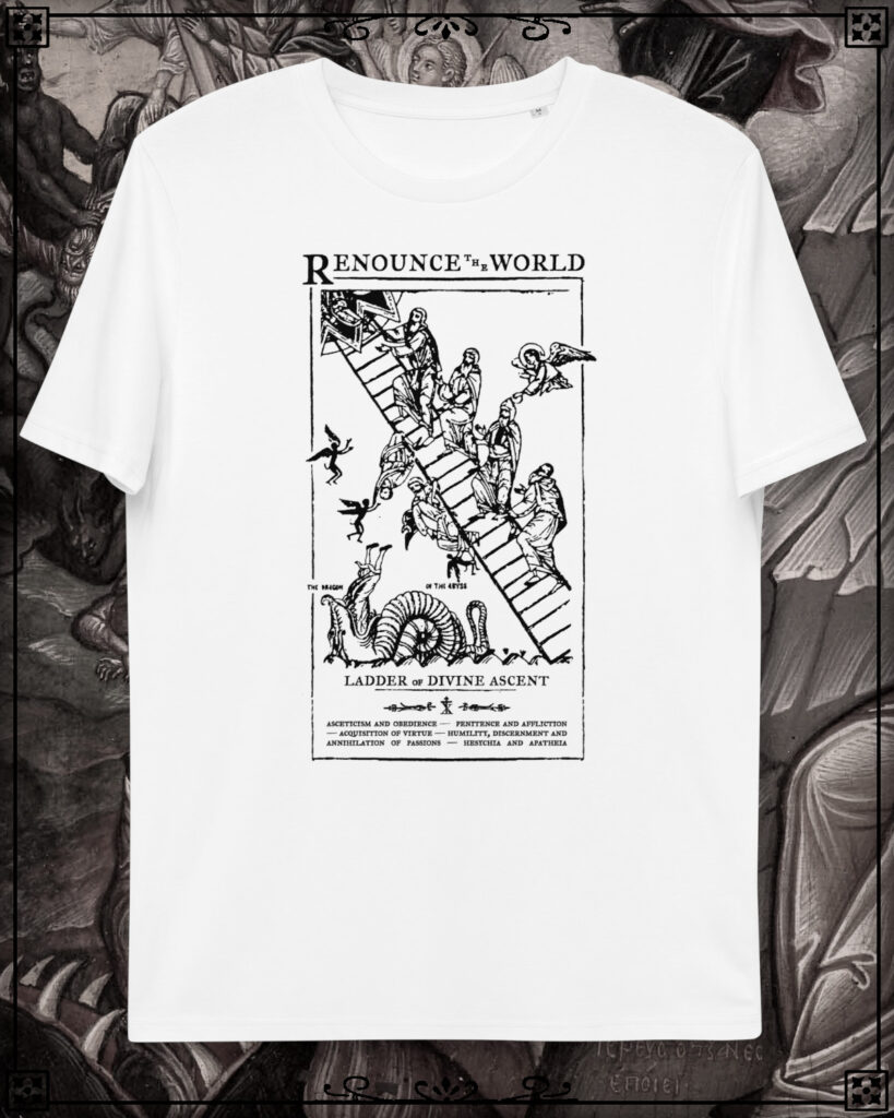 White T-Shirt of the Ladder of Divine Ascent.