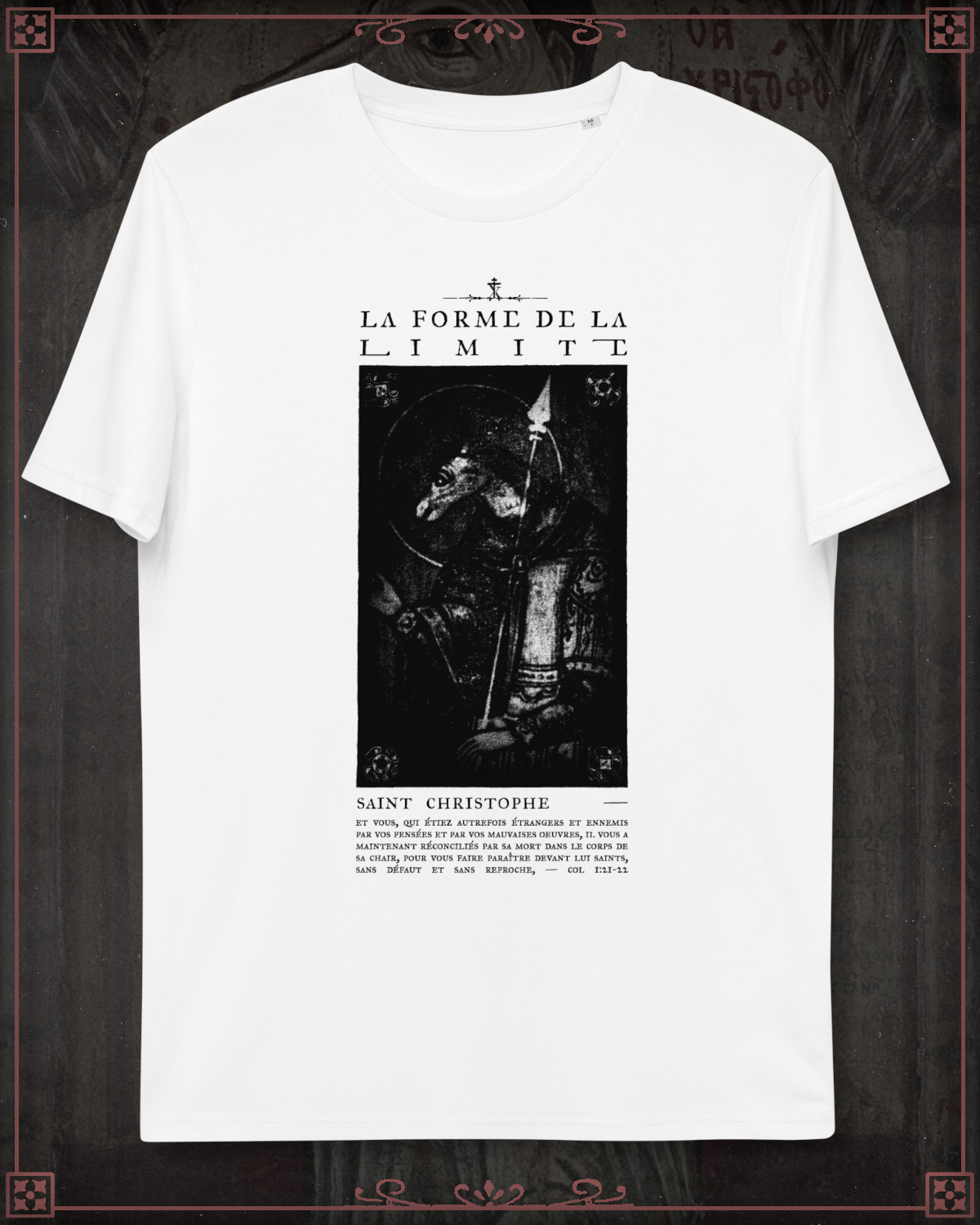 White T-Shirt of Saint Christopher.