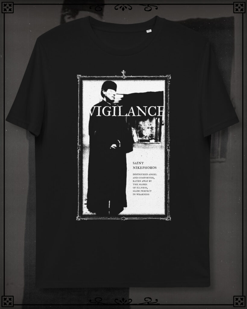 Black T-Shirt of Saint Nikephoros.