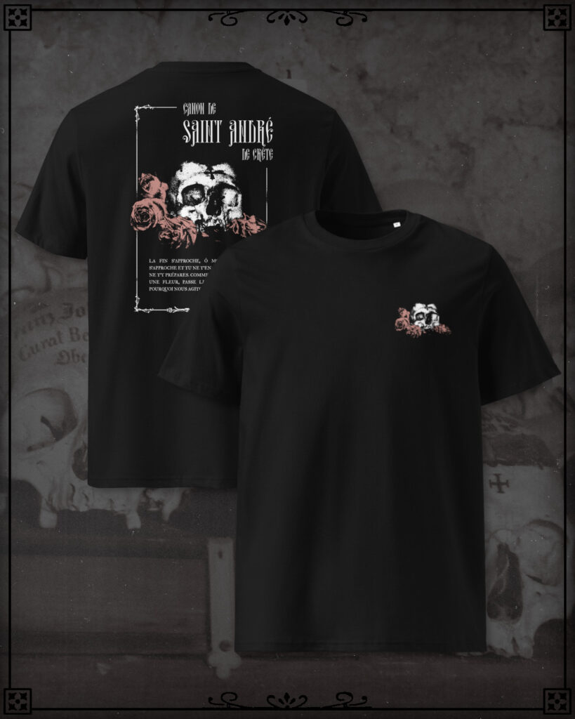 T-Shirt of the Canon of St. Andrew with a skull.