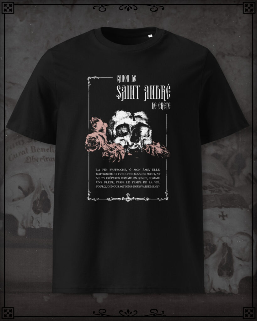 T-Shirt of the Canon of St. Andrew with a skull.
